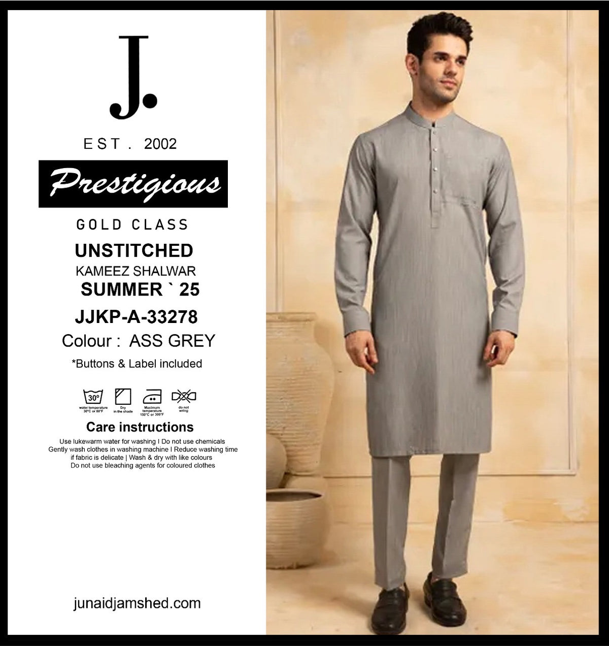 J. JJKP-A-33278 - ASS GREY-