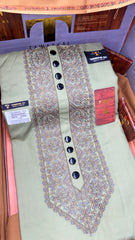 MURAADSHAH OLIVE GROVE 104-07MULTI COLOUR KASHMIRI EMBROIDERY UNSTICHED FULL KURTA SALWAR PATHANI (J. FABRIC IMPORTED) “Pics are clicked in HD cameras. Original color may vary from mobile to mobile depending on your handset. – Tawakkal Tex”