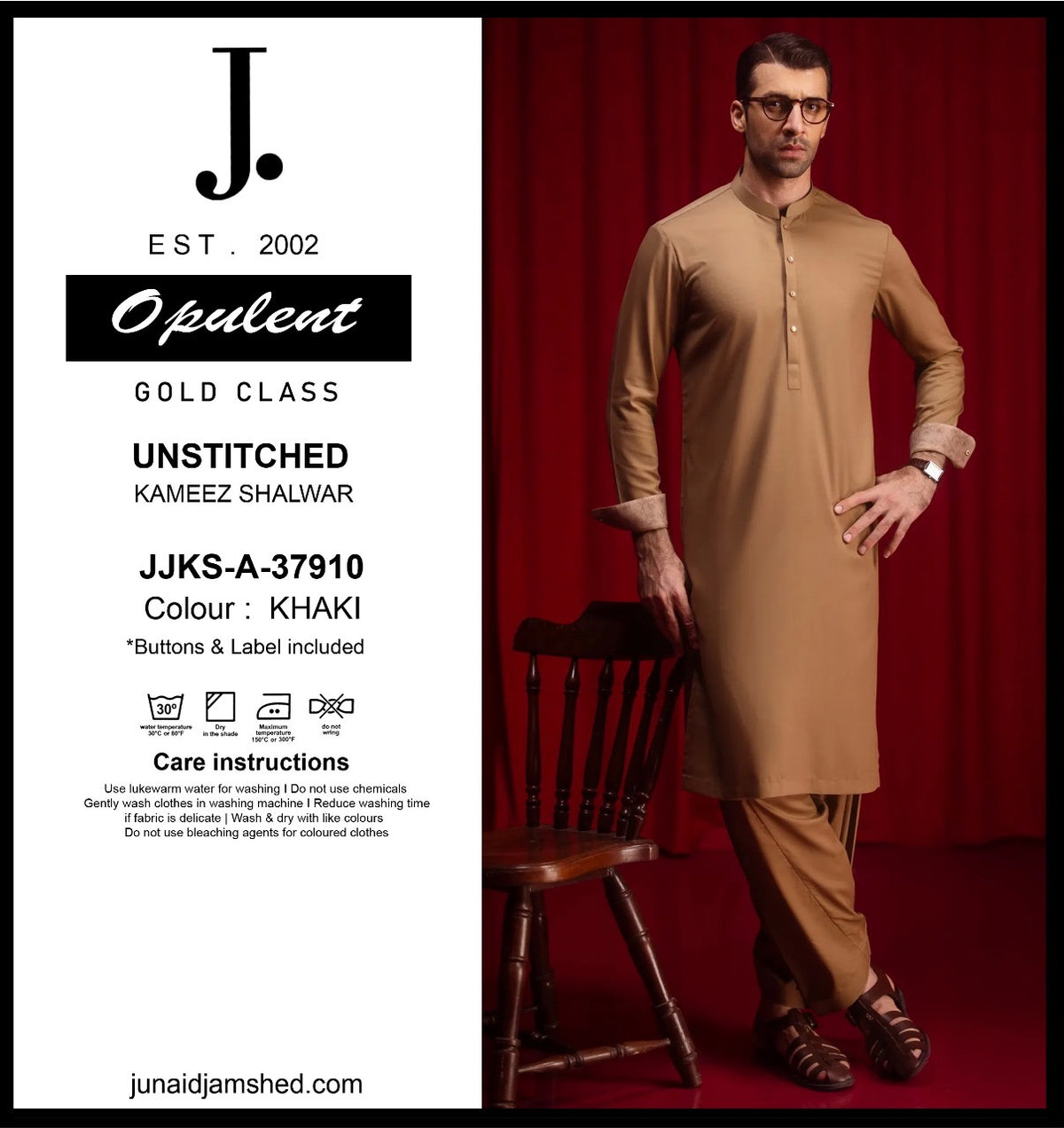 J. JJKS-A-37910 - KHAKI ( JUNAID JAMSHED)