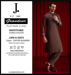 J. JJKS-W-33033 KHAKI BLENDED (JUNAID JAMSHED)