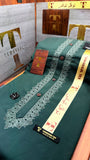 -47 EMERALD DUST GREEN KURTA SALAWAR (PREMIUM SULEMANI EMBROIDERY PATHANI)