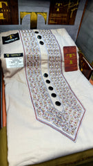 NAZROOH ROSE DUST 102-01MULTI COLOUR KASHMIRI EMBROIDERY UNSTICHED FULL KURTA SALWAR PATHANI (J. FABRIC IMPORTED) “Pics are clicked in HD cameras. Original color may vary from mobile to mobile depending on your handset. – Tawakkal Tex”