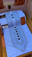 BADALSHAH SKYLINE 105-06 MULTI COLOUR KASHMIRI EMBROIDERY UNSTICHED FULL KURTA SALWAR PATHANI (J. FABRIC IMPORTED) “Pics are clicked in HD cameras.
Original color may vary from mobile to mobile depending on your handset.
– Tawakkal Tex”