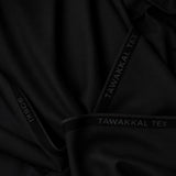 BOSKI KING Black Premium Boski Unstitched Kurta Salwar Fabric  (TAWAKKAL TEX)