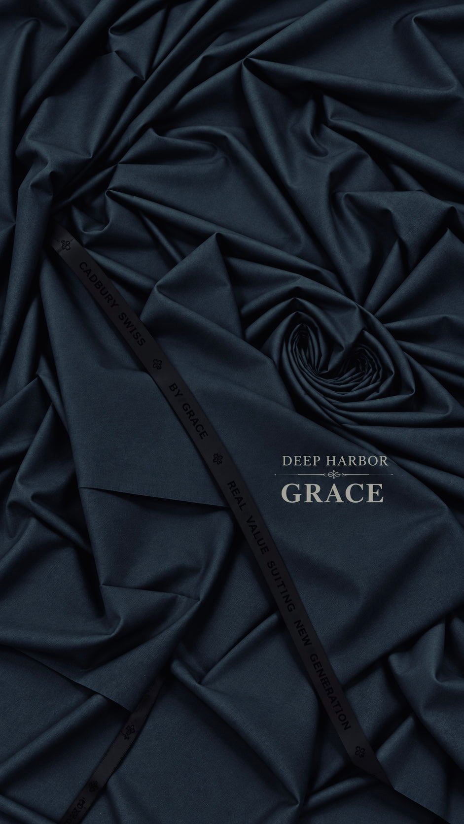 -GRACE CADBURY SWISS — DEEP HARBOR Premium All Seasons Use Kurta Salwar Fabric 4.75MTR | 52 Width (GRACE INTERNATIONAL)