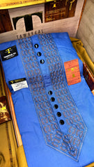 NAZROOH TEAL MIDNIGHT 102-09 MULTI COLOUR KASHMIRI EMBROIDERY UNSTICHED FULL KURTA SALWAR PATHANI (J. FABRIC IMPORTED) “Pics are clicked in HD cameras. Original color may vary from mobile to mobile depending on your handset. – Tawakkal Tex”