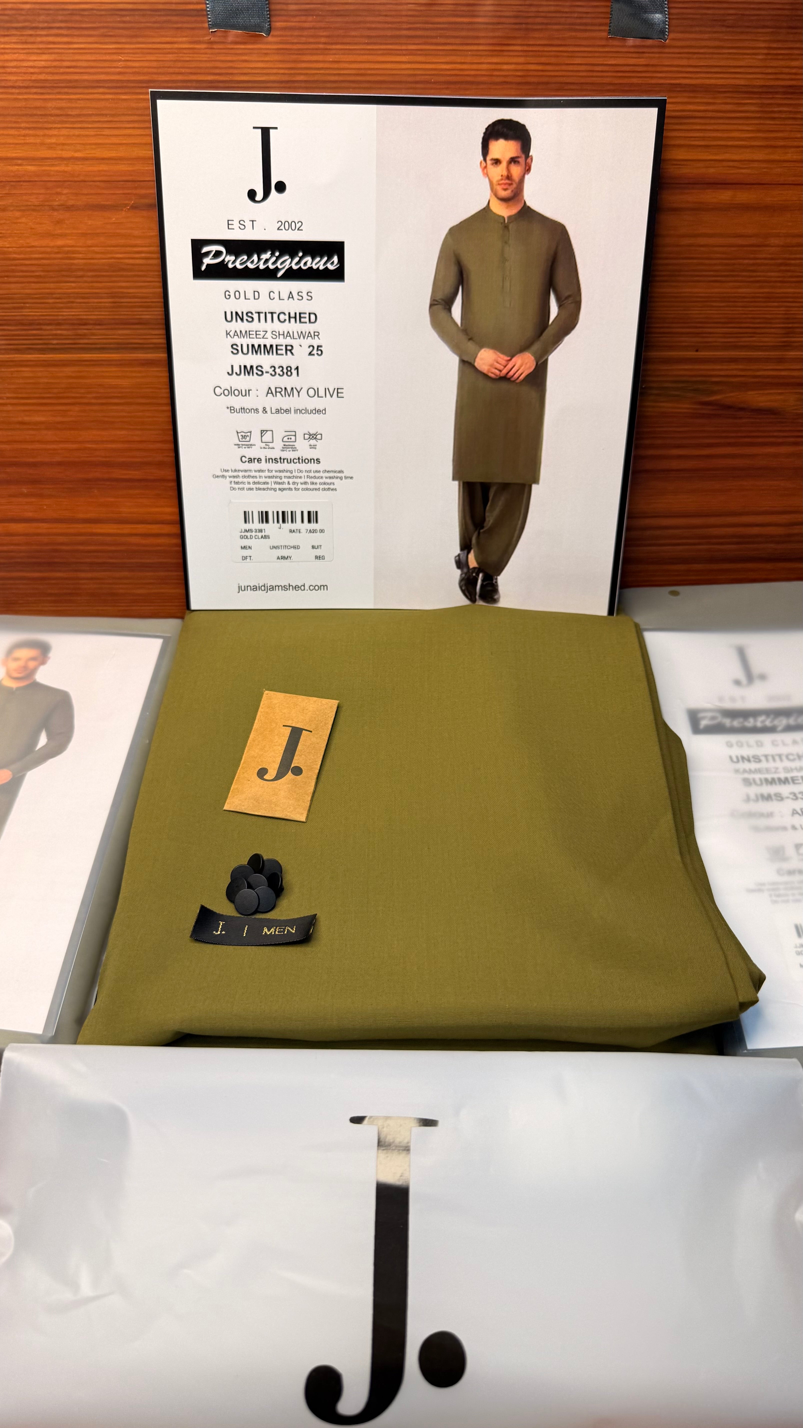 J. JJMS-3381 -ARMY OLIVE-