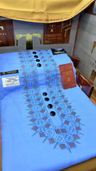 RAVZAAN SKYLINE 106-06MULTI COLOUR KASHMIRI EMBROIDERY UNSTICHED FULL KURTA SALWAR PATHANI (J. FABRIC IMPORTED) “Pics are clicked in HD cameras. Original color may vary from mobile to mobile depending on your handset. – Tawakkal Tex”