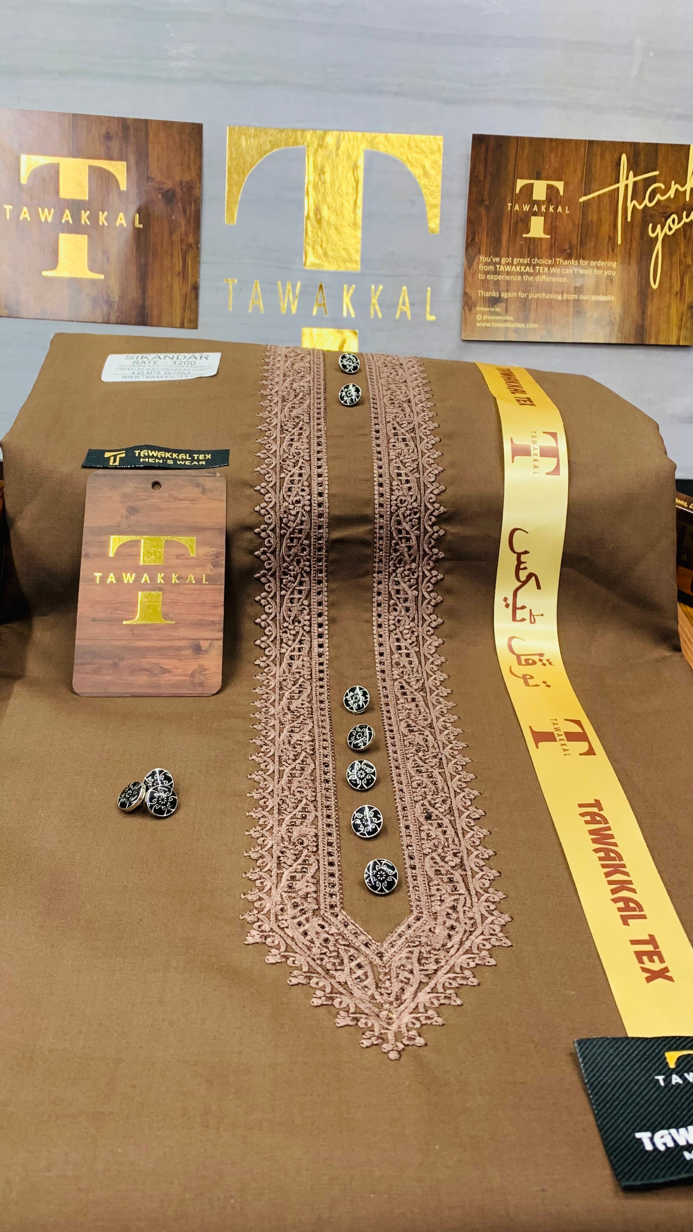 SIKANDAR KURTA SALAWAR (SULEMANI EMBROIDERED COLLECTION)