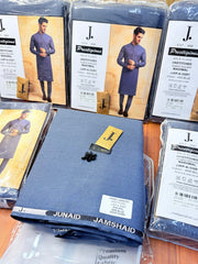 J.  JJKP-A-33281  -ASS BLUE- UNSTITCHED
KAMEEZ SHALWAR
MAKHMAL (JUNAID JAMSHED)