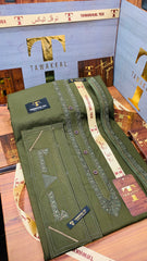 GREEN GRACE COLOURS EMBROIDERED.          (AZIZI EMBROIDERED COLLECTION)