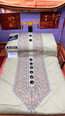 BADALSHAH OLIVE GROVE 105-07MULTI COLOUR KASHMIRI EMBROIDERY UNSTICHED FULL KURTA SALWAR PATHANI (J. FABRIC IMPORTED) “Pics are clicked in HD cameras. Original color may vary from mobile to mobile depending on your handset. – Tawakkal Tex”