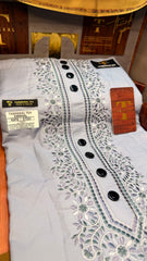 ZARWAAL FROST GREY 101-08 MULTI COLOUR KASHMIRI EMBROIDERY UNSTICHED FULL KURTA SALWAR PATHANI (J. FABRIC IMPORTED) “Pics are clicked in HD cameras. Original color may vary from mobile to mobile depending on your handset. – Tawakkal Tex”