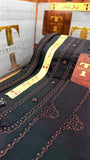 -72 MIDNIGHT BLACK KURTA SALAWAR (PREMIUM SULEMANI EMBROIDERY PATHANI) (Copy)