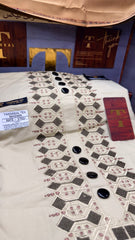 RAVZAAN PEAL CREAM 106-03 MULTI COLOUR KASHMIRI EMBROIDERY UNSTICHED FULL KURTA SALWAR PATHANI (J. FABRIC IMPORTED) “Pics are clicked in HD cameras. Original color may vary from mobile to mobile depending on your handset. – Tawakkal Tex”