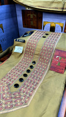 NAZROOH GOLDEN DUNE 102-05MULTI COLOUR KASHMIRI EMBROIDERY UNSTICHED FULL KURTA SALWAR PATHANI (J. FABRIC IMPORTED) “Pics are clicked in HD cameras. Original color may vary from mobile to mobile depending on your handset. – Tawakkal Tex”