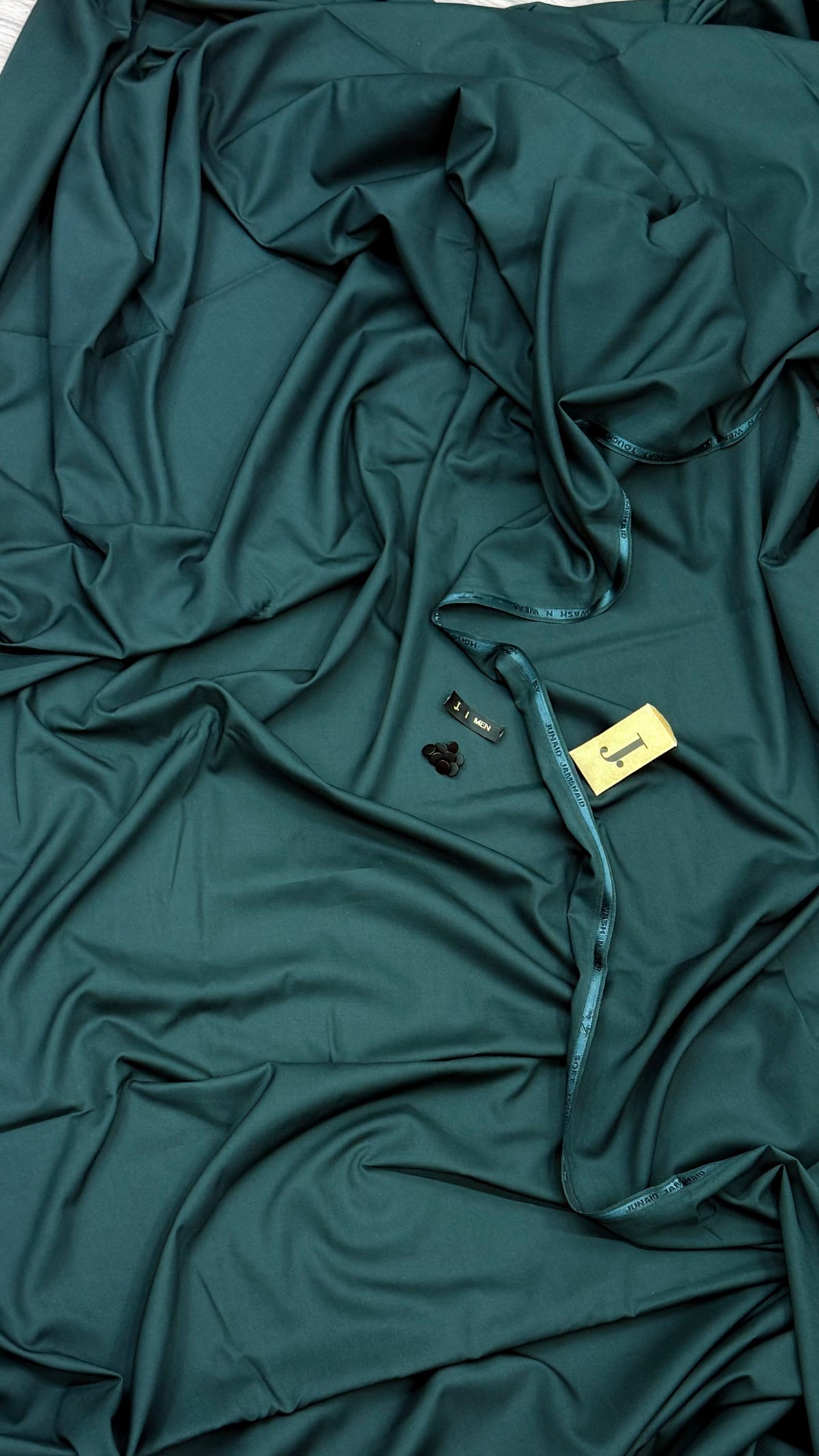 -BOSKI Green (Dark) Premium Boski Unstitched Kurta Salwar Fabric