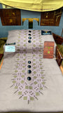 COLOUR KASHMIRI EMBROIDERY UNSTICHED FULL KURTA SALWAR PATHANI  – Tawakkal Tex”