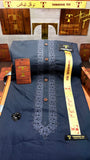 -47 OCEAN STEEL KURTA SALAWAR (PREMIUM SULEMANI EMBROIDERY PATHANI)