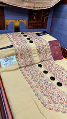 MURAADSHAH GOLDEN DUNE 104-05 MULTI COLOUR KASHMIRI EMBROIDERY UNSTICHED FULL KURTA SALWAR PATHANI (J. FABRIC IMPORTED) “Pics are clicked in HD cameras. Original color may vary from mobile to mobile depending on your handset. – Tawakkal Tex”