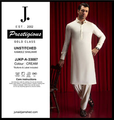 J.  JJKP-A-33087 - (CREAM WHITE) JUNAID JAMSHED