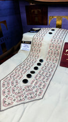 NAZROOH PEARL CREAM 102-03 MULTI COLOUR KASHMIRI EMBROIDERY UNSTICHED FULL KURTA SALWAR PATHANI (J. FABRIC IMPORTED) “Pics are clicked in HD cameras. Original color may vary from mobile to mobile depending on your handset. – Tawakkal Tex”