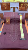 -27 DEEP MAHROON ROYALE KURTA SALAWAR (PREMIUM SULEMANI EMBROIDERY PATHANI)
