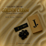J. Men Premium Wash N Wear Fabric  -Golden Cream–  | 4.5 Meter