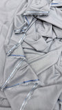 -Ventura Light Silver – Premium Pathani Fabric