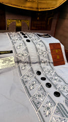ZARGHAM GREY FROST 109-08 MULTI COLOUR KASHMIRI EMBROIDERY UNSTICHED FULL KURTA SALWAR PATHANI (J. FABRIC IMPORTED) “Pics are clicked in HD cameras. Original color may vary from mobile to mobile depending on your handset. – Tawakkal Tex”