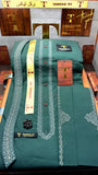 -72 EMERALD DUST GREEN KURTA SALAWAR (PREMIUM OSMANI EMBROIDERY PATHANI)