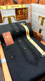 -51 MIDNIGHT BLACK KURTA SALAWAR (PREMIUM SULEMANI EMBROIDERY PATHANI)