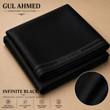 GUL AHMED Signature Collection Premium Kurta Salwar Fabric – 4.5 Mtr –  Infinite Black